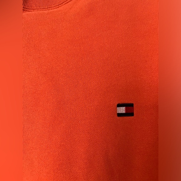 Vintage Women’s Tommy Hilfiger Sweatshirt Orange Small - Picture 3 of 5